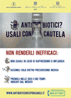 Locandina campagna antibiotici 2009